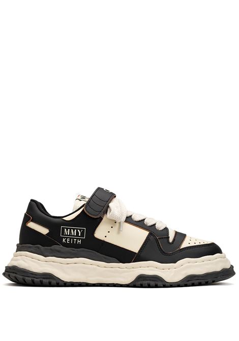 sneakers keith uomo nere e bianche in pelle MAISON MIHARA YASUHIRO | A13FW702BLACK